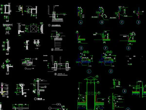 summary of detail drawing of civil construction node 3D Model