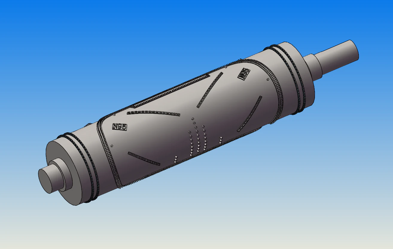 n95 core 4-piece cad pdf 3D Model .c4d .max .obj .3ds .fbx .stl .blend 