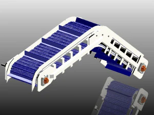 przenośnik taśmowy do odwadniania Model 3D