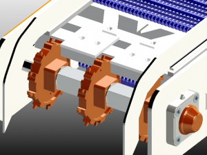 conveyor-belt-for-dewatering Modello 3D