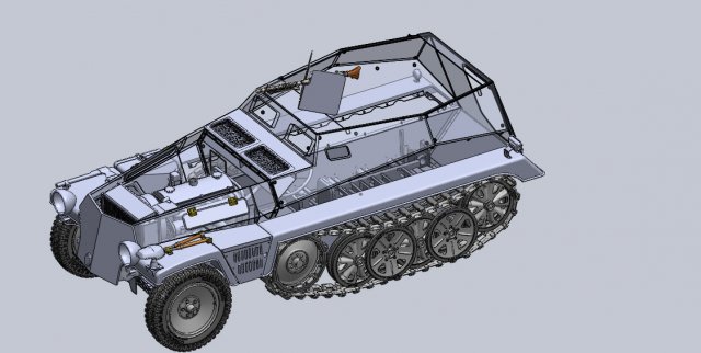 250 sonderkraftfahrzeug 3D 모델 .c4d .max .obj .3ds .fbx .stl .blend 