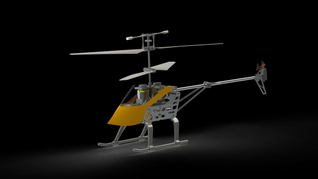 rc helicopter model Modelo 3D .c4d .max .obj .3ds .fbx .stl .blend 