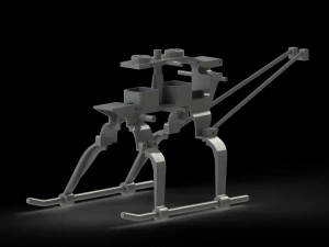 rc helicopter model 3D Model