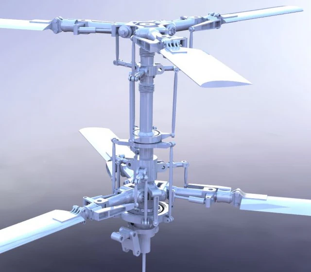 h&eacute;lice de helic&oacute;ptero Modelo 3D .c4d .max .obj .3ds .fbx .stl .blend 