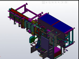 carton packing machinesolidworks 3D Model