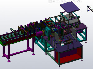 carton packing machinesolidworks 3D Model