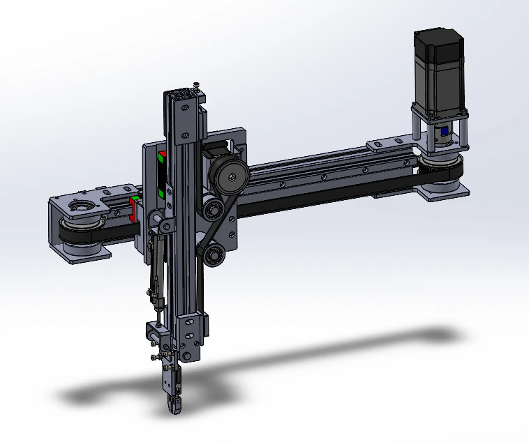 robot 2 axis 3D Model .c4d .max .obj .3ds .fbx .stl .blend 