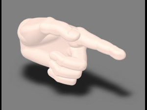 human-left-hand Modelo 3D