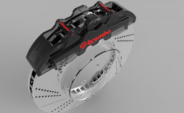 brake-disc-brembo Modelo 3D .c4d .max .obj .3ds .fbx .stl .blend 