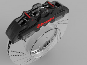 brake-disc-brembo 3D Model