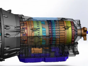 mercedes-speed-automatic-transmission-by-solidworkssnapshot25 3D Model