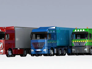 mb-actros-containersnapshot5 3D Model