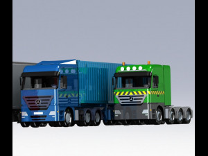 mb-actros-containersnapshot5 3D Model
