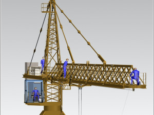 tower-crane-assembly 3D Model