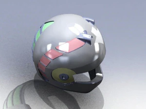 outer-shell-full-face-helmet 3D Model