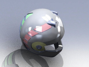 outer-shell-full-face-helmet 3Dモデル