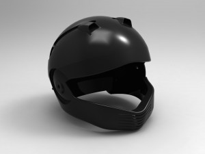 outer-shell-full-face-helmet 3Dモデル