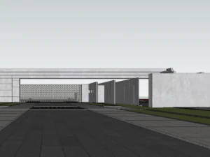 SU model of modern stacked high-rise buildings in the south of the flower language 3D Model