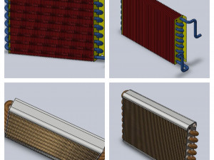 Plate Fin Heat Exchanger Design Modello 3D