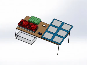 Projekt generatora wody z mgłą atmosferyczną Model 3D