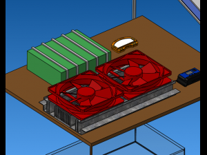 Design of Atmospheric Mist Water Generator Modello 3D