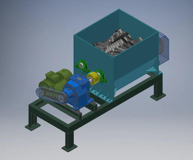 Crusher design 3D Model .c4d .max .obj .3ds .fbx .stl .blend 