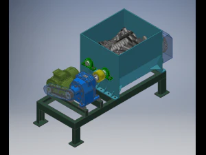 Progettazione del frantoio Modello 3D