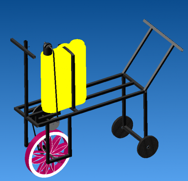 Design of Agricultural Machinery Sprayer 3D Model .c4d .max .obj .3ds .fbx .stl .blend 