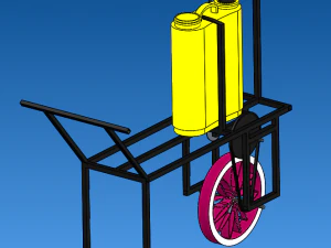 Design of Agricultural Machinery Sprayer 3D Model