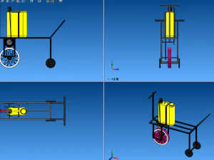 Design of Agricultural Machinery Sprayer 3D Model
