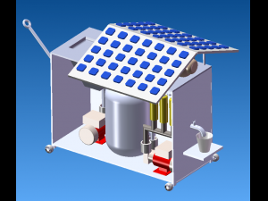 Desalination plant model 3D Model