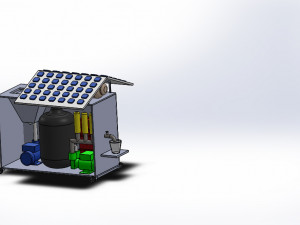 Desalination plant model 3D Model