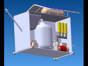 Desalination plant model 3D Model