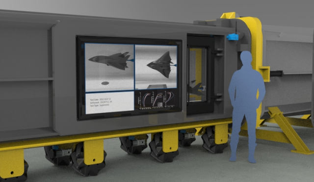 Transonic Wind Tunnel 3D Model .c4d .max .obj .3ds .fbx .stl .blend 