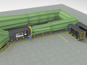 Transonic Wind Tunnel 3D Model