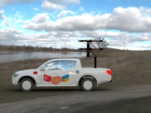 Pickup trucks 3D Model