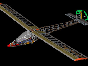 Remote control glider 3D Model