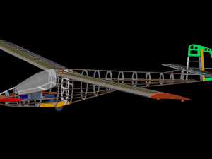 Remote control glider 3D Model