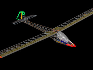 Remote control glider 3D Model