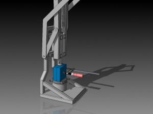 Manual Syringe Injection Molding Machine 3D मॉडल