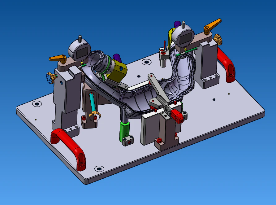 Automotive test equipment 3D Model .c4d .max .obj .3ds .fbx .stl .blend 