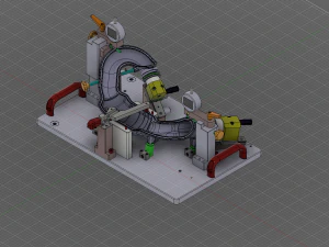 Automotive test equipment 3D Model