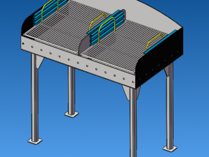 BBQ grill 1000x600x890 3D Модель