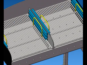 BBQ grill 1000x600x890 3D Model
