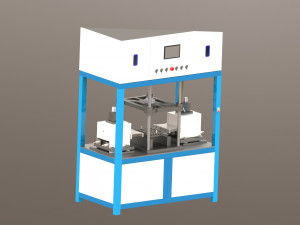 Rubber Parts Forming Machine 3D Model
