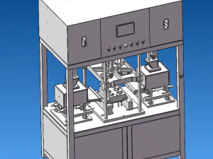 Rubber Parts Forming Machine 3D Model