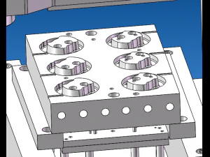 Rubber Parts Forming Machine 3D Model