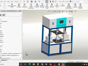 Rubber Parts Forming Machine 3D Model