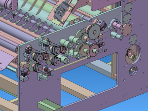 Design of automatic laminator 3D Model