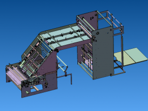 Design of automatic laminator Model 3D